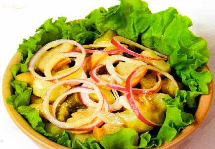 Маринованные грибы с картофелем, уксусом