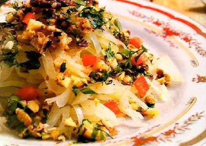 Капуста маринованная с грецкими орехами