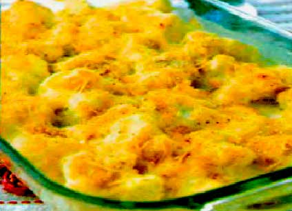 Запеканка из капусты с сыром и сливками