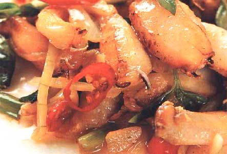 Картофель с болгарским перцем и чесноком