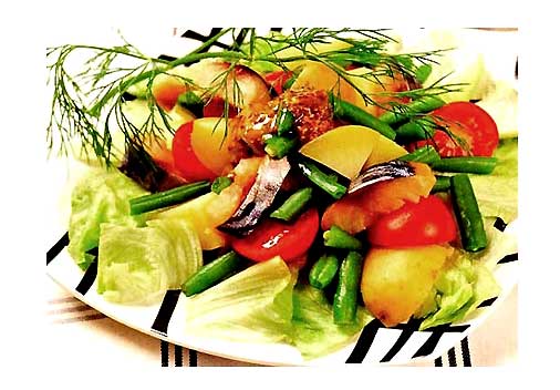 Rybnyjj-salat-s-zelen'ju