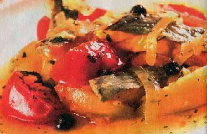 Скумбрия тушеная с картофелем на бульоне
