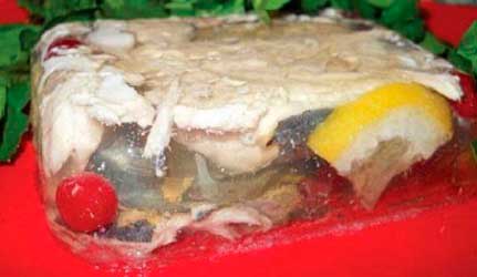 Заливное для мемкой рыбы с овощами