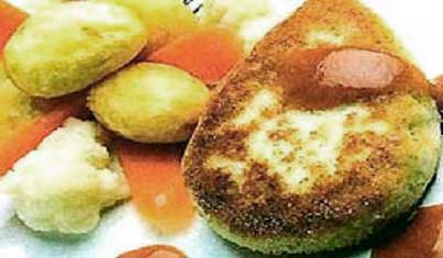 Рыбные котлеты из горбуши с сыром