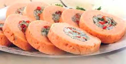 Рыба, фаршированная, приготовлнная с начинкой