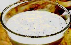 Белый соус с  грибами на молоке фотография