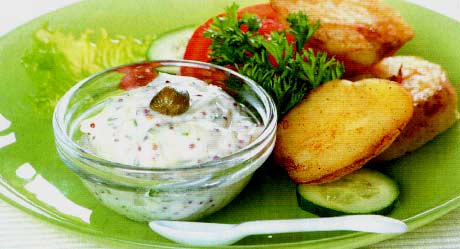 Сметанный соус для подлива рыбы, мяса, птицы