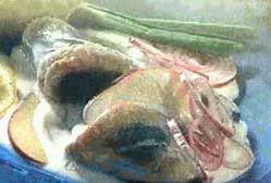Закуска из маринованной рыбы фотография