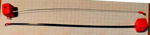 Боковой кивок для летней удочки с мормышкой фотография