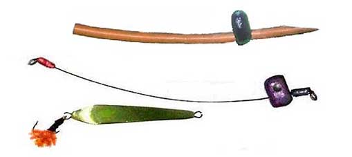 Кивок для зимнего отвесного блеснения судака