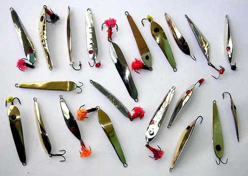 Комплект блесен для зимней ловли судака