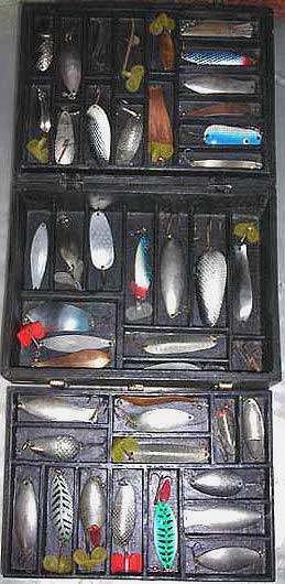 Комплект раритетных старых блесен для ловли щуки спиннингом