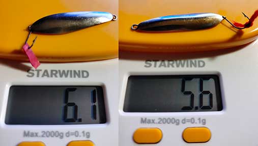 Отвесные блесны, применяемые при плохом клеве окуня