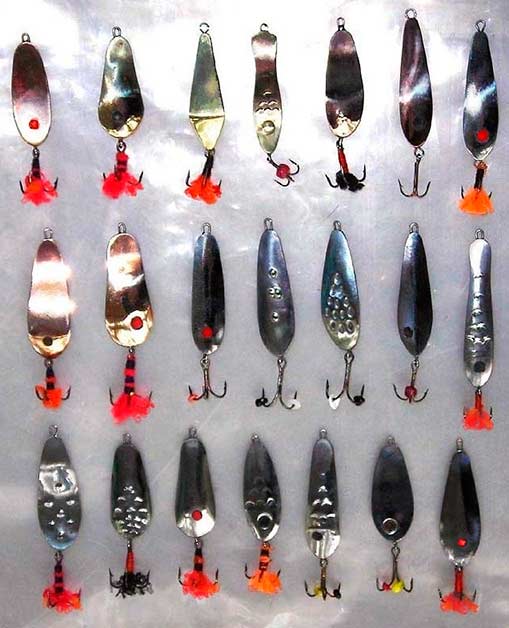 Блесны для блеснения щуки зимой на отвесной проводке