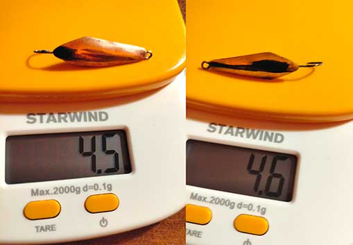 Вес блесны для ловли окуня на мелководье