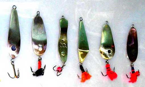 Подборка самодельных отвесных блесен для ловли щуки