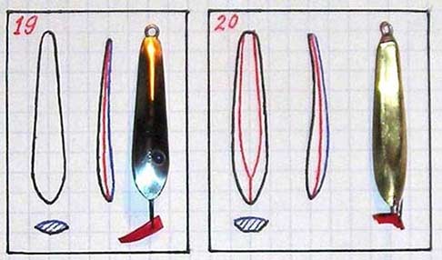 Самодельные отвесные блесны для зимней рыбалки